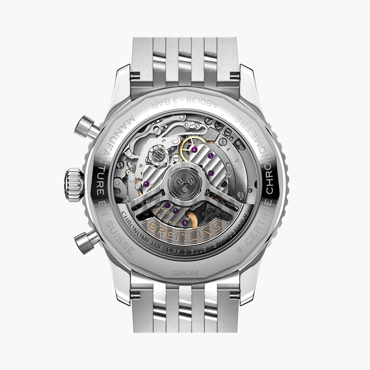 Breitling Navitimer B01 Chronograph 43 43mm, Silver Dial, Baton Numerals_2