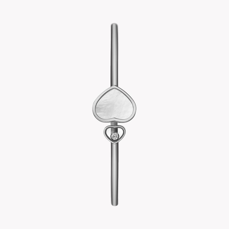 Chopard Happy Hearts Mother of Pearl Bangle Brilliant Cut Rub Over Set_2