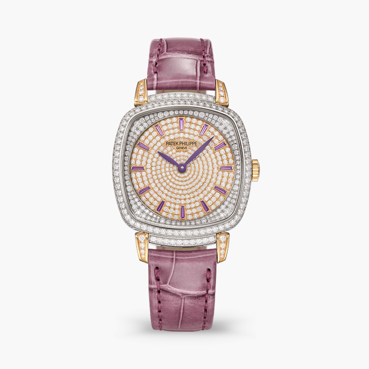 Patek Philippe Gondolo Ladies First Joaillerie 34.8mm, Quartz, 18ct White & Rose Gold_2