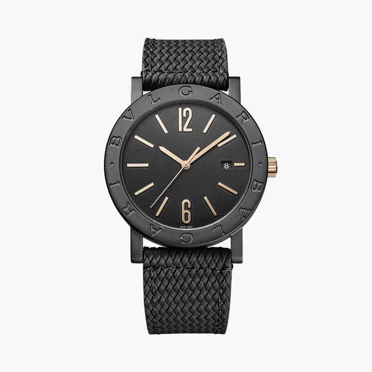 Bvlgari Bvlgari 41mm, Black Dial, Arabic & Baton Numeral_1