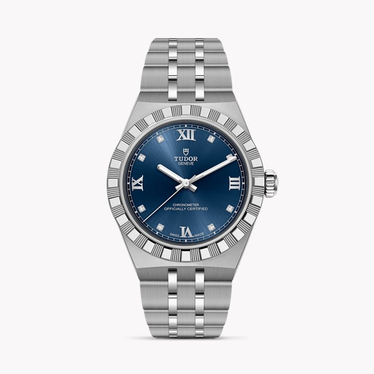 Tudor Royal 30mm, Blue Dial, Baton/Roman Numerals_1