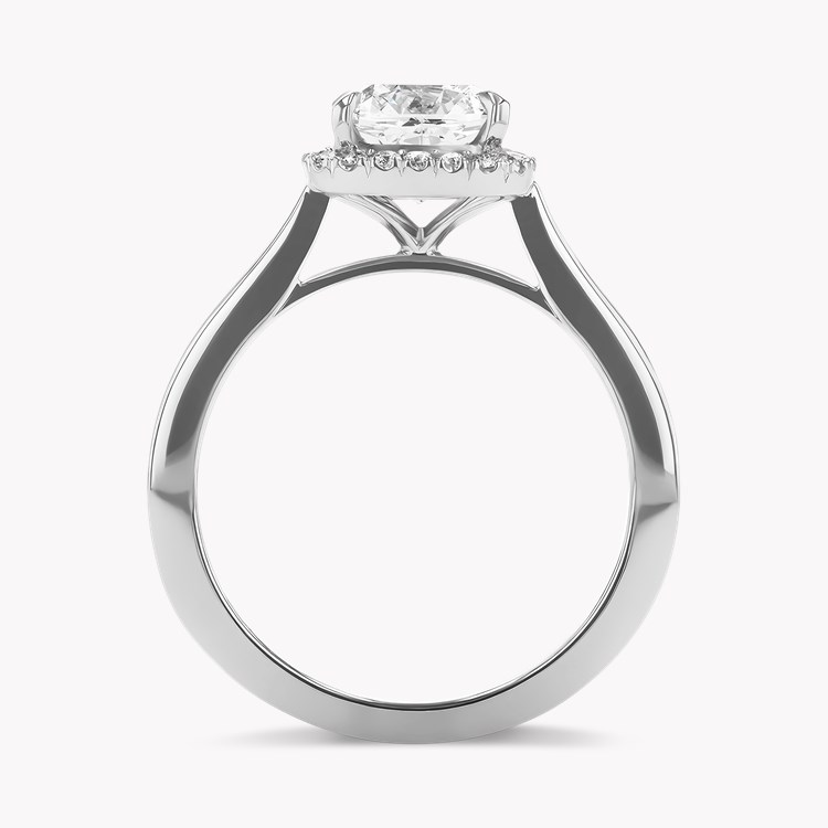 Celestial 1.80ct Cushion Cut Diamond Cluster Ring Modern Cushion Cut, Claw Set_3