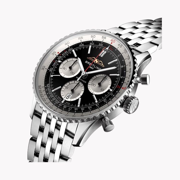 Breitling Navitimer B01 Chronograph 43 43mm, Black Dial, Baton Numerals_3