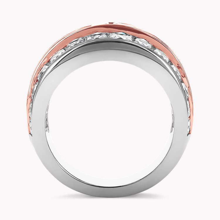 Manhattan 2.46ct Pink Diamond and Diamond Ring Princess Cut, Channel Set_3