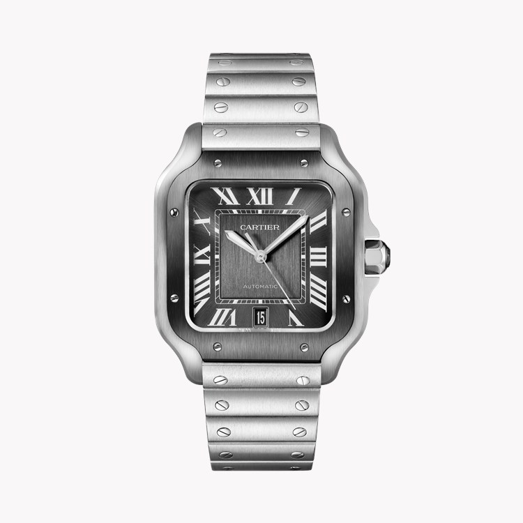 Cartier Santos de Cartier Large, Grey Dial, Roman Numerals_1