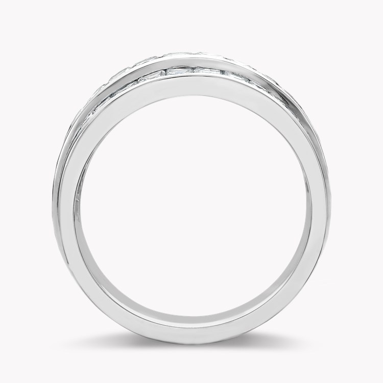 Manhattan Classic Diamond Ring Carre & French Cut, Channel Set_3