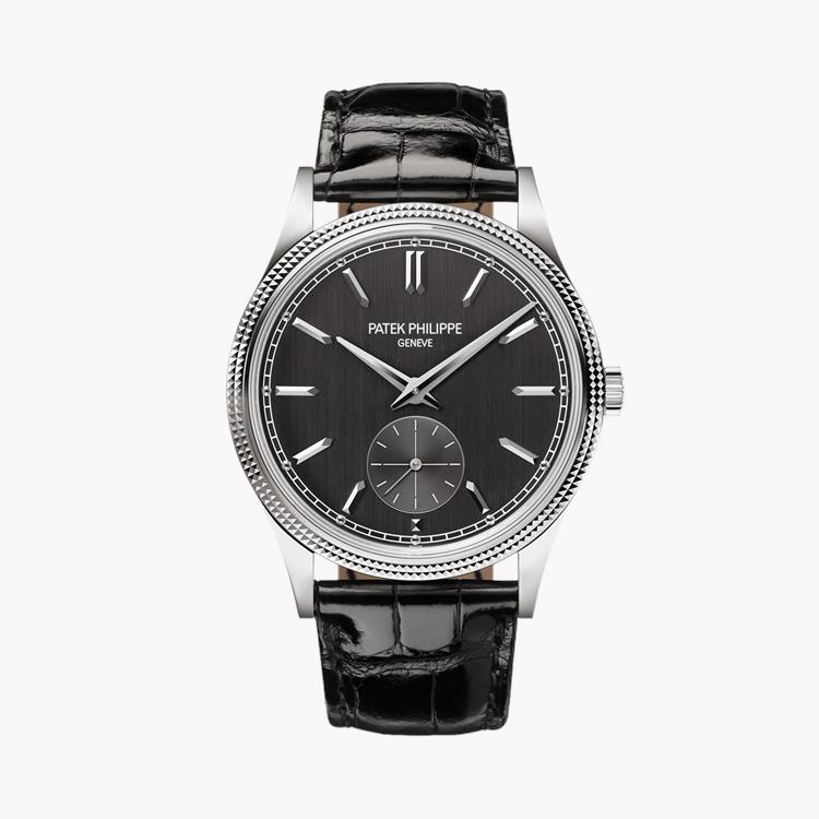 Patek Philippe Calatrava 39mm, Grey Dial, Baton Markers_1