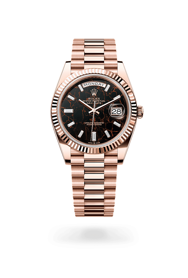 Day-Date 40, Oyster, 40 mm, Everose gold