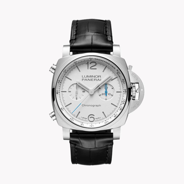 Panerai Luminor Chronograph - 44mm 44mm, White Dial, Arabic/Baton Numerals_1