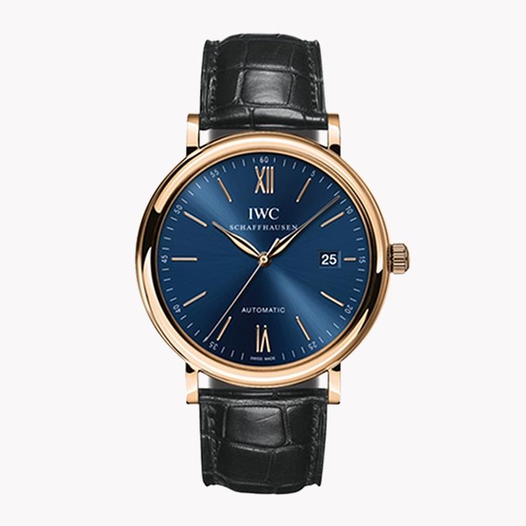 IWC Portofino Automatic 40mm, Blue Dial, Baton Numerals_1