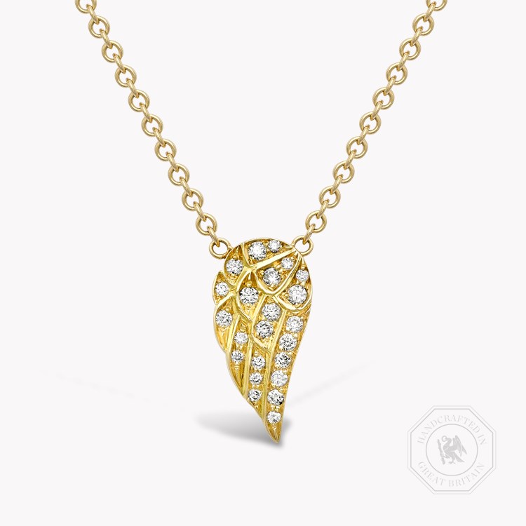 Tiara Small Diamond Pendant Brilliant Cut, Grain Set_1