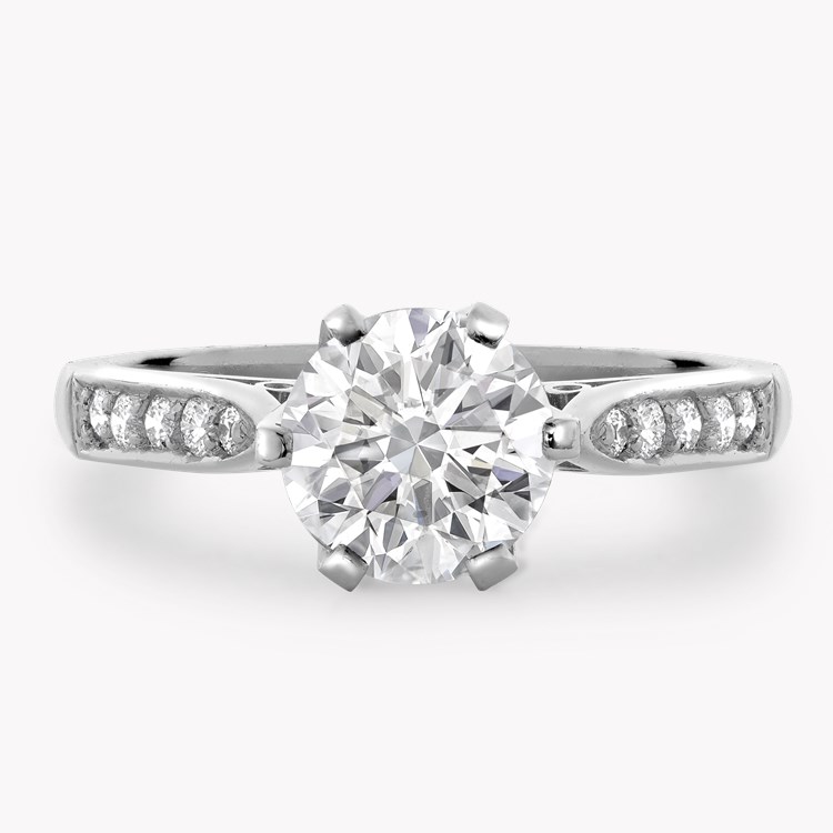Antique Inspired 1.19ct Diamond Solitaire Ring Brilliant cut, Claw set_2