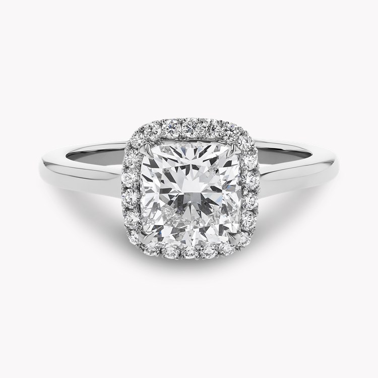 Celestial 1.20ct Cushion Cut Diamond Cluster Ring Cushion modern cut, Claw set_2