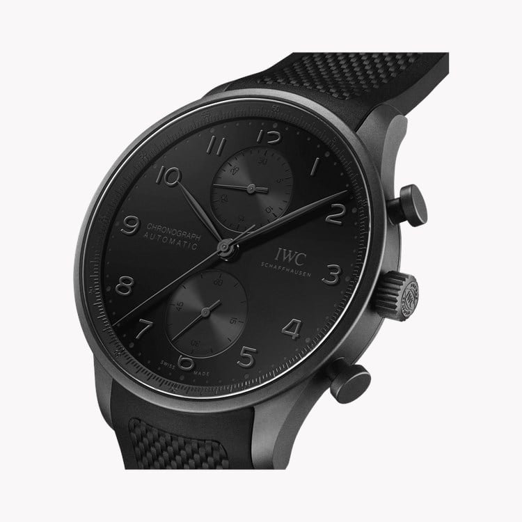 IWC Portugieser Chronograph Ceratanium® 41mm, Black Dial, Arabic Numerals_3