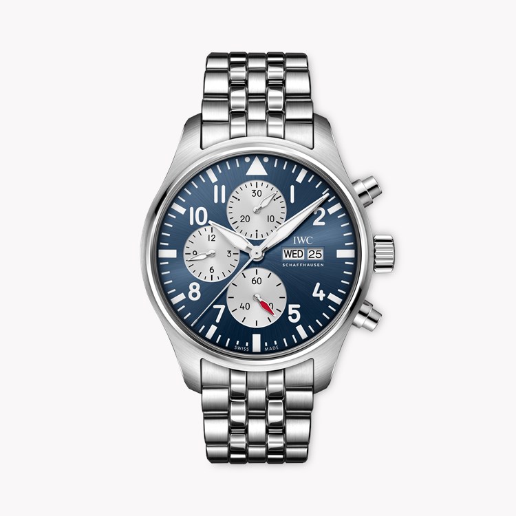IWC Chronograph Pilot's 43 43mm, Blue Dial, Arabic Numerals_1