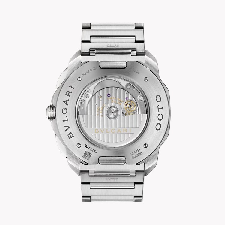 Octo Roma 42mm, Blue Dial, Arabic/Baton Numerals_3