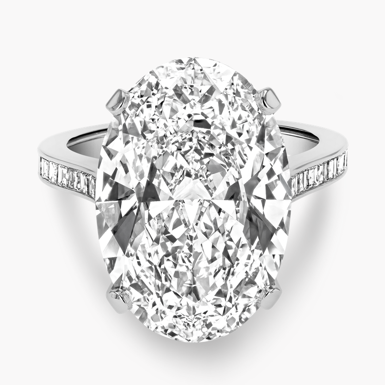 Masterpiece Oval Cut 10.32ct Type IIA Diamond Ring Oval Cut, Claw Set_2