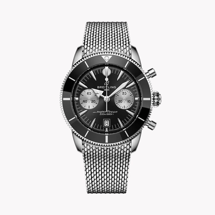 Breitling Superocean Heritage Chronograph 42 44mm, Black Dial, Baton Numeral_1