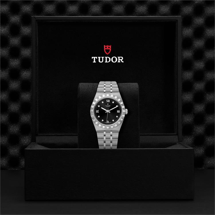 Tudor Royal  M28400-0004 34mm. Black Dial. Diamond Numerals_3