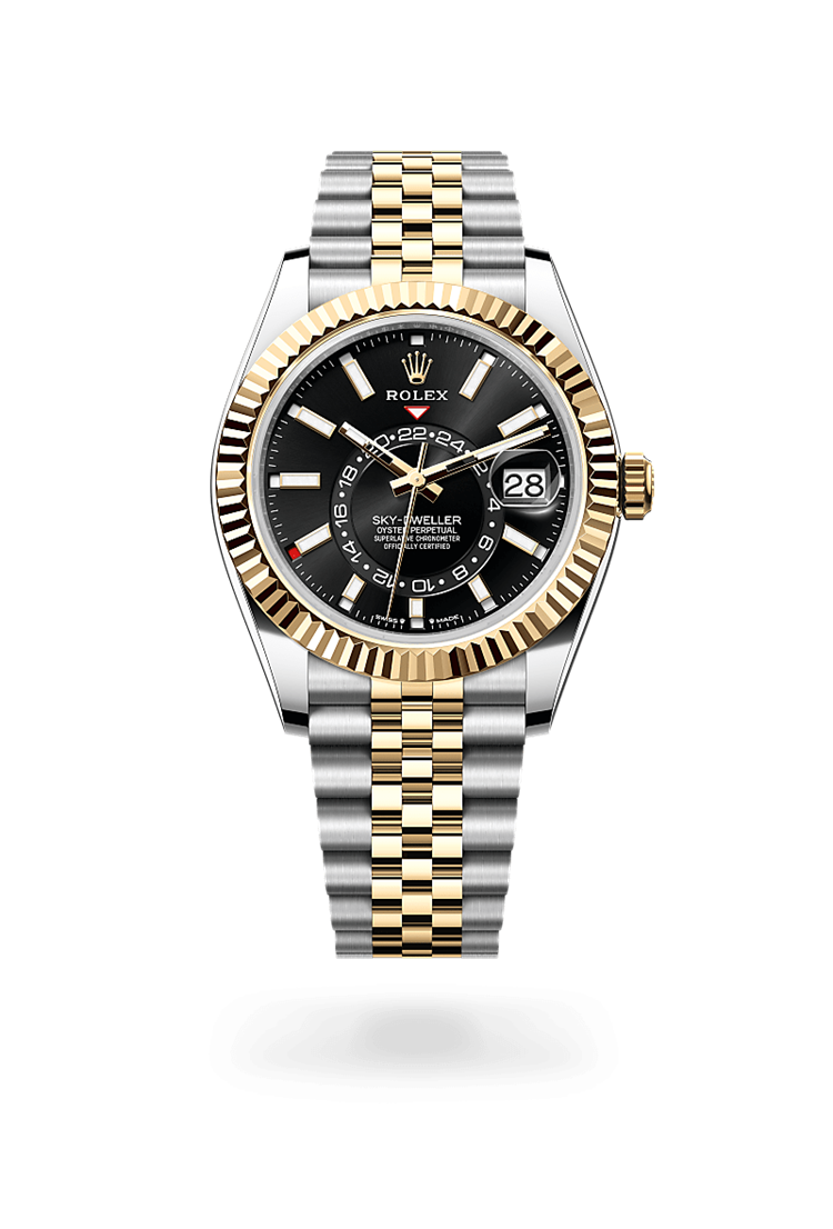Sky-Dweller, Oyster, 42 mm, Oystersteel and yellow gold