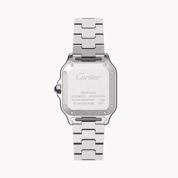 Cartier Santos de Cartier Medium, Silver Dial, Roman Numerals_2