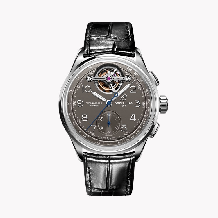 Breitling Premier B21 Chronograph Tourbillon 42mm, Grey Dial, Arabic Numerals_1