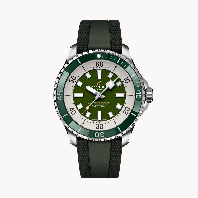 Breitling Superocean Automatic 44 44mm, Green Dial, Baton Numerals_1