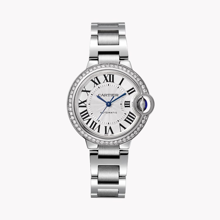 Cartier Ballon Bleu de Cartier 33mm, Silver Dial, Roman Numerals_1