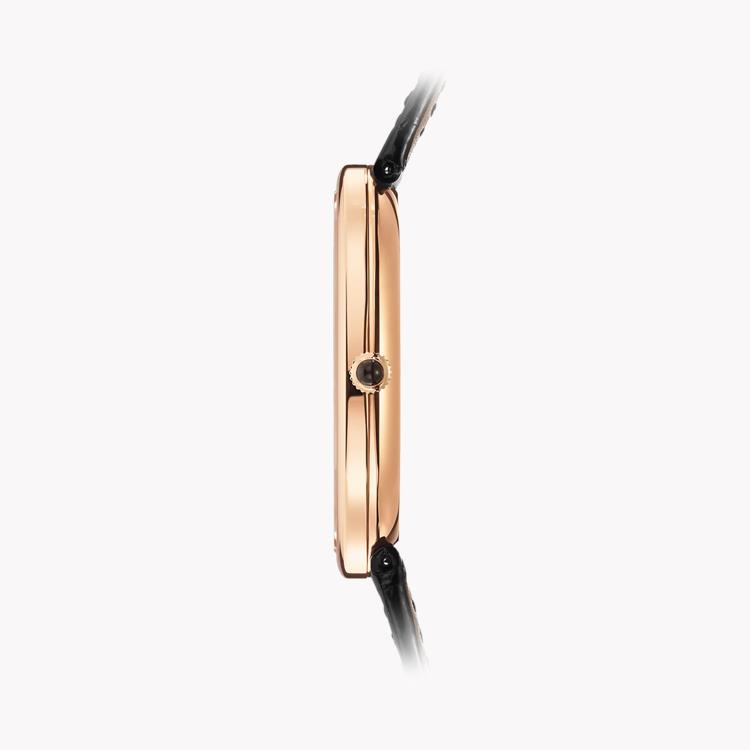 Patek Philippe Golden Ellipse 34.5mm, Ebony Black Dial, Baton Numerals_3