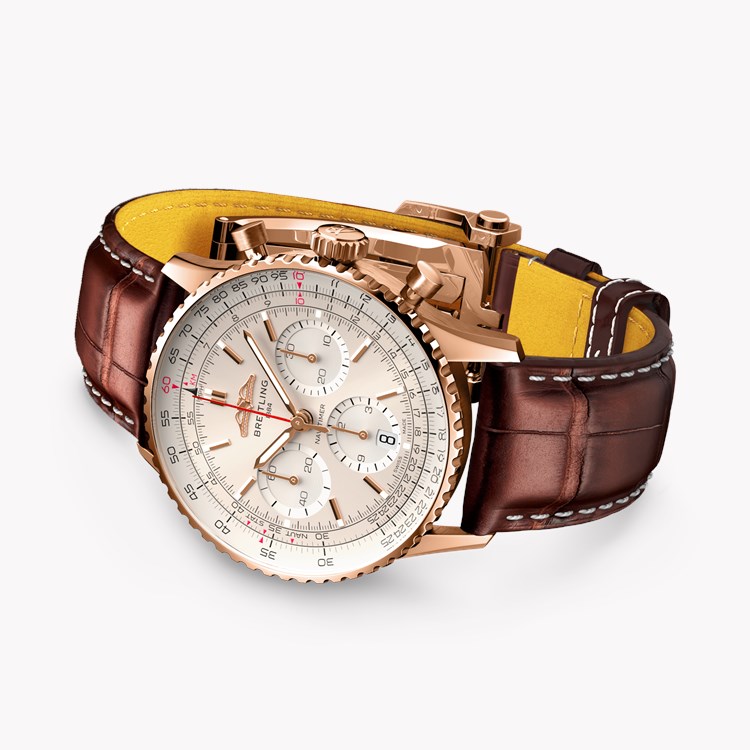 Breitling Navitimer B01 Chronograph 41 41mm, Silver Dial, Baton Numerals_4