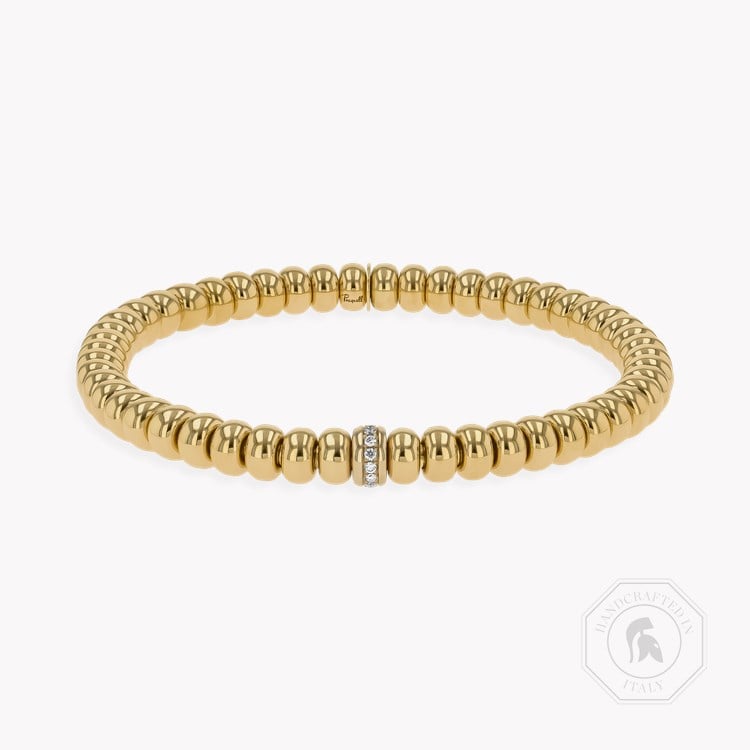 Bohemia 0.14ct Large Expandable Diamond Bracelet   in 18ct Yellow Gold