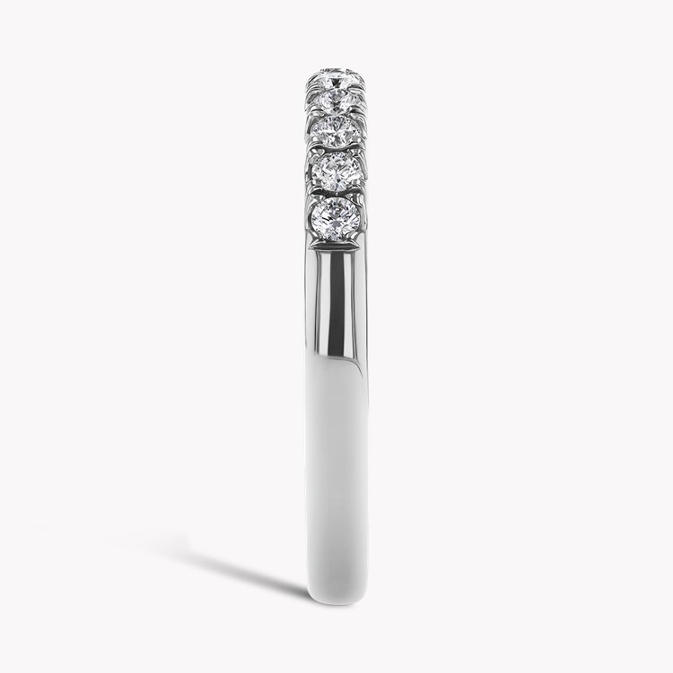 Celestial 0.33ct Diamond Half Eternity Ring Brilliant Cut, Micro Pavé Set_4