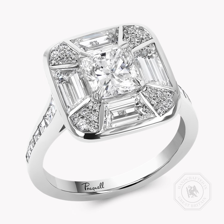Coronation Setting 1.20ct Cushion Cut Diamond Ring Cushion Cut, Claw Set_1