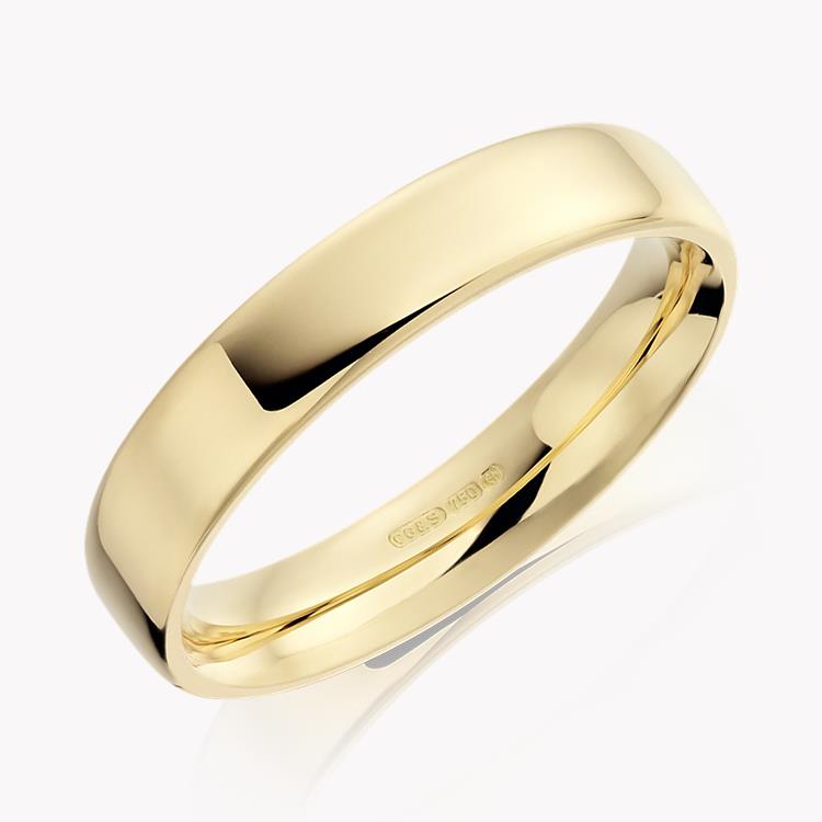 4mm Flat Court Wedding Ring _1