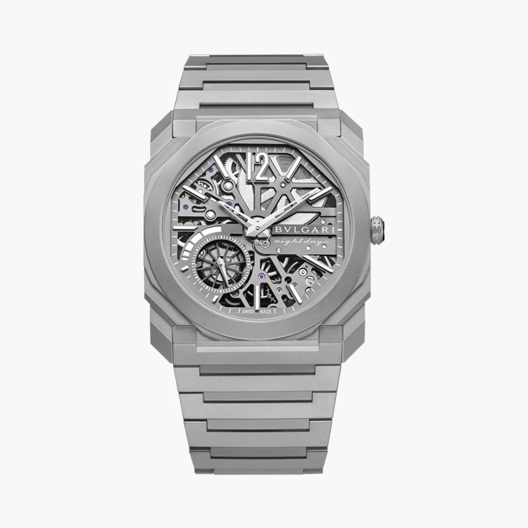 Bvlgari Octo Finissimo Skeleton 40mm, Grey Dial, Arabic & Baton Numerals_1
