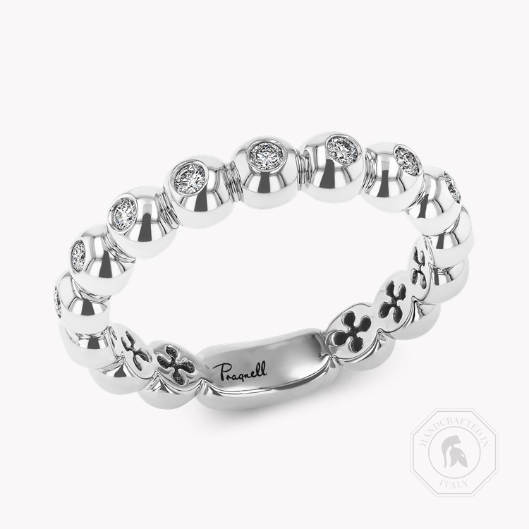 Bohemia 0.28ct Diamond Ring Brilliant Cut, Rubover Set_1