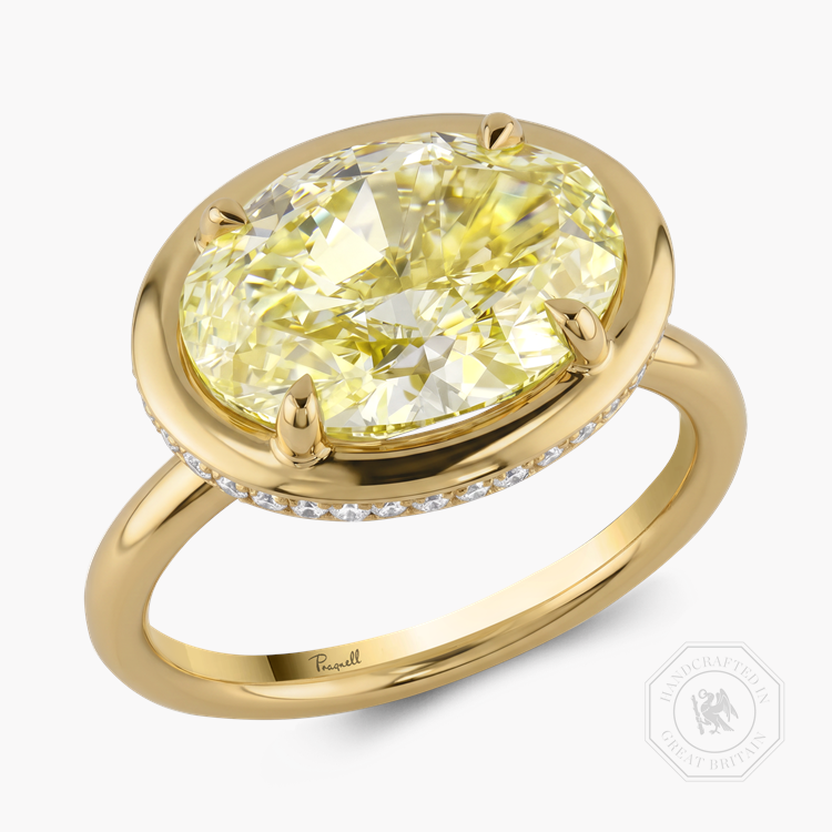 Skimming Stone Oval Cut 5.04ct Diamond Ring Oval Cut, Claw Set_1