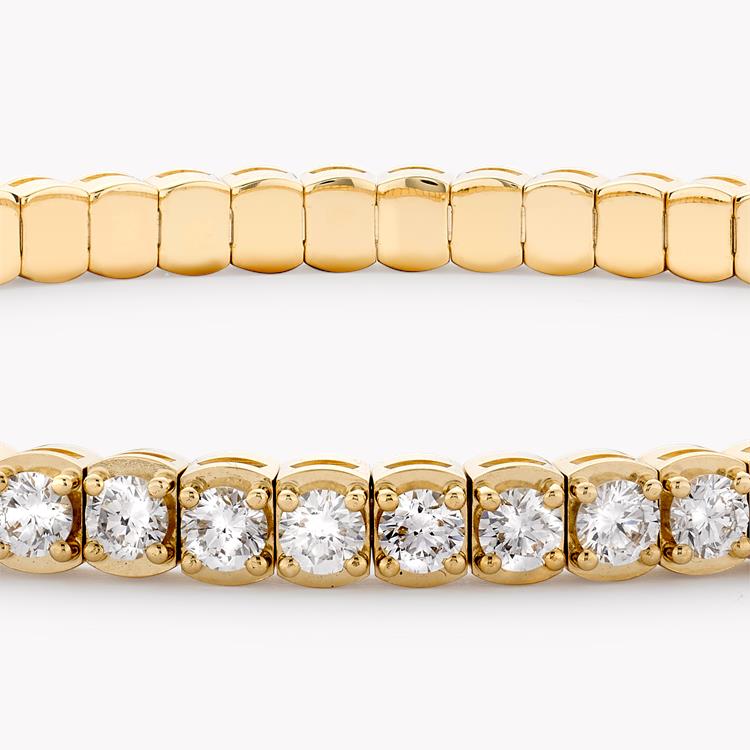 Expandable Diamond Bangle Brilliant Cut, Four Claw Set_2