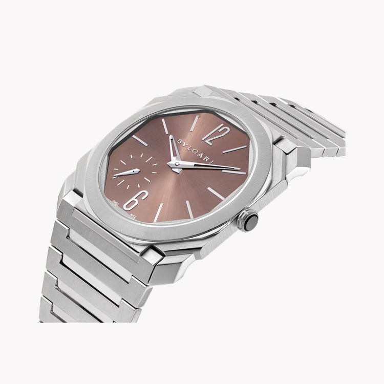 Bvlgari Octo Finissimo 40mm, Salmon Dial, Arabic/Baton Numerals_2