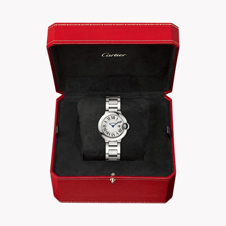 Cartier Ballon Bleu de Cartier 28.6mm, Silver Dial, Roman Numerals_5