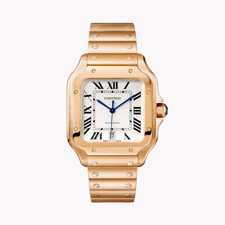 Cartier Santos de Cartier Large, Silver Dial, Roman Numerals_1