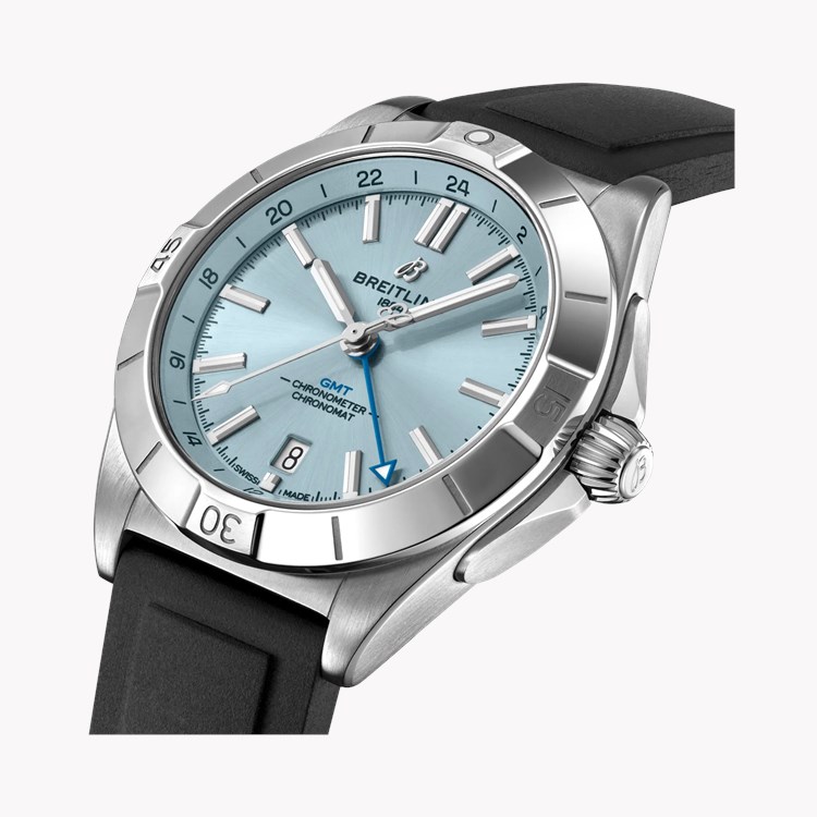 Breitling Chronomat Automatic GMT 40 40mm, Blue Dial, Baton Numeral_2
