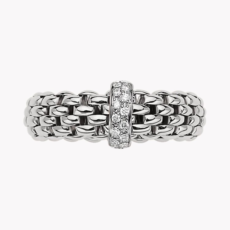 Fope Flex 'it Vendôme Diamond Ring Brilliant Cut, Grain Set_2