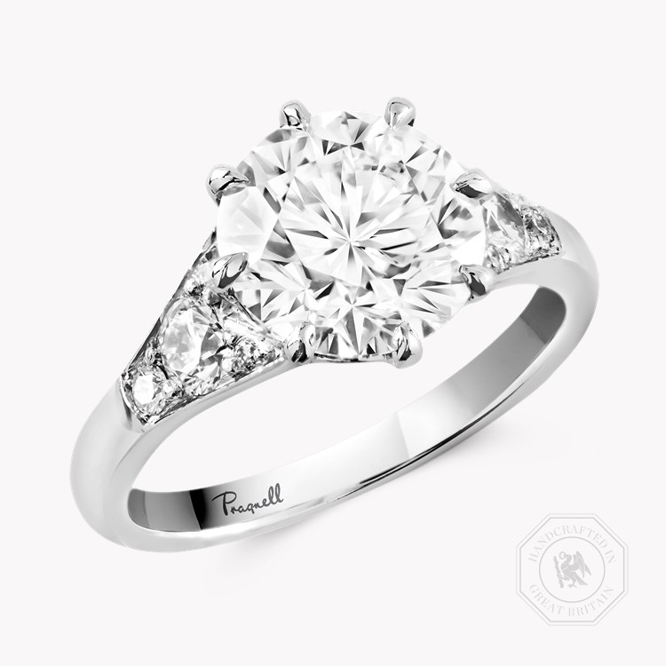 Antrobus 3.07ct Diamond Solitaire Ring   in Platinum