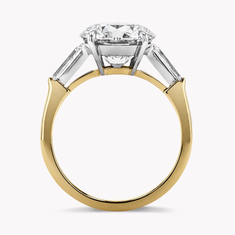 Regency 4.07ct Brilliant Cut Diamond Ring Brilliant & Tapered Baguette Cut, Claw Set_3