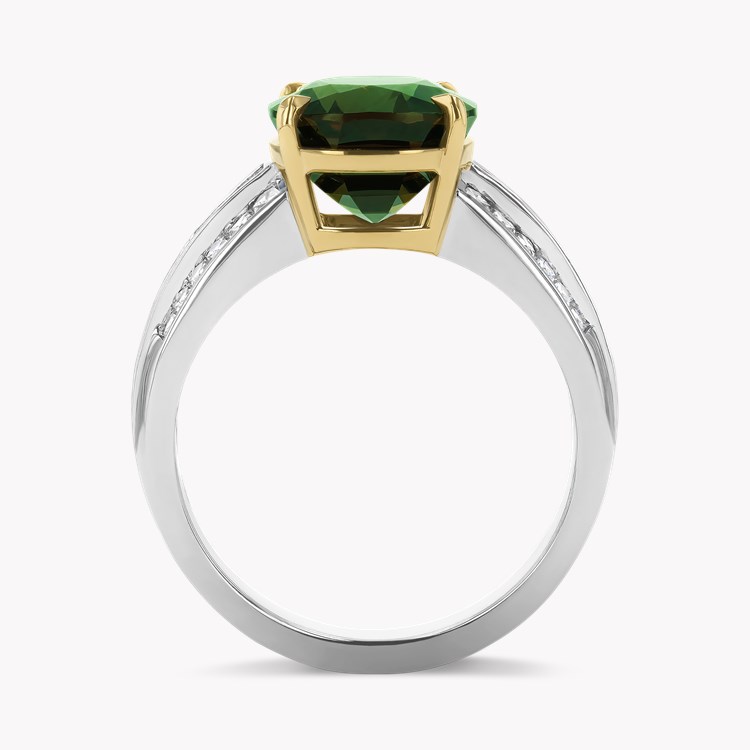Masterpiece 4.24ct Cushion Cut Sri Lankan Alexandrite and Diamond Ring Cushion Cut, Claw Set_4