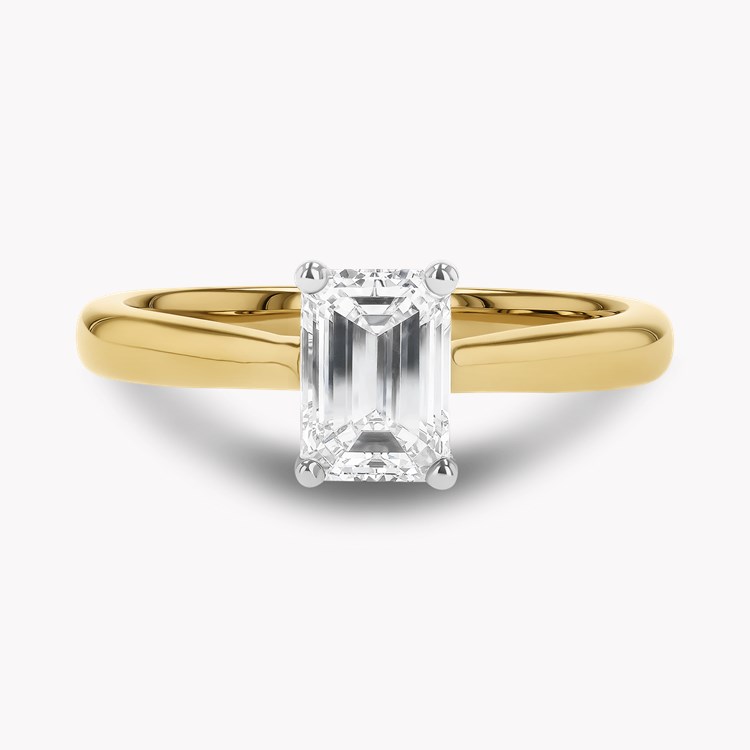 Gaia 0.50ct Diamond Ring Emerald Cut, Claw Set_2