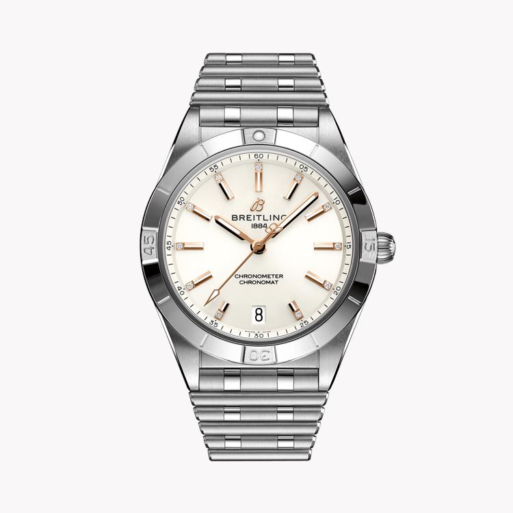 Breitling Chronomat Automatic 36 36mm, White Dial, Diamond Markers_1