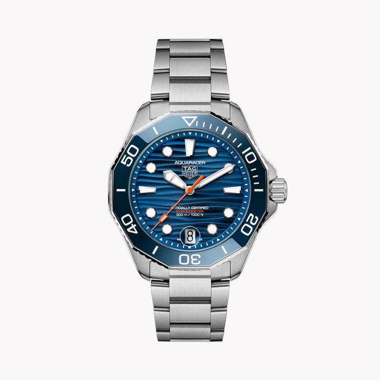 Tag Heuer Aquaracer Professional 300 42mm, Blue Dial, Baton Numerals_1