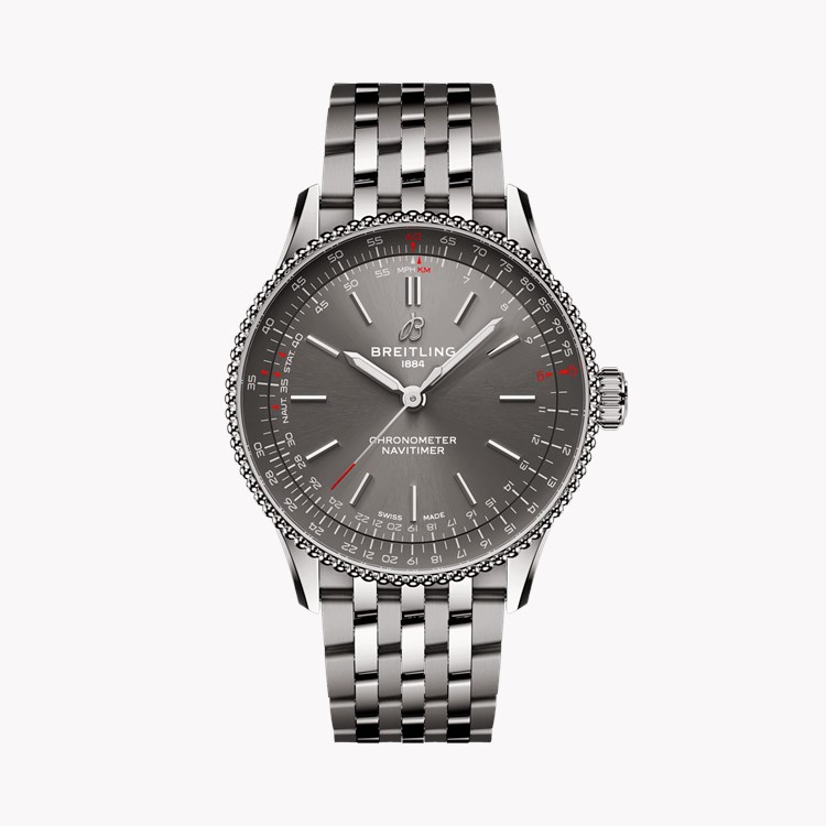 Breitling Navitimer 36mm, Grey Dial, Baton Numerals_1